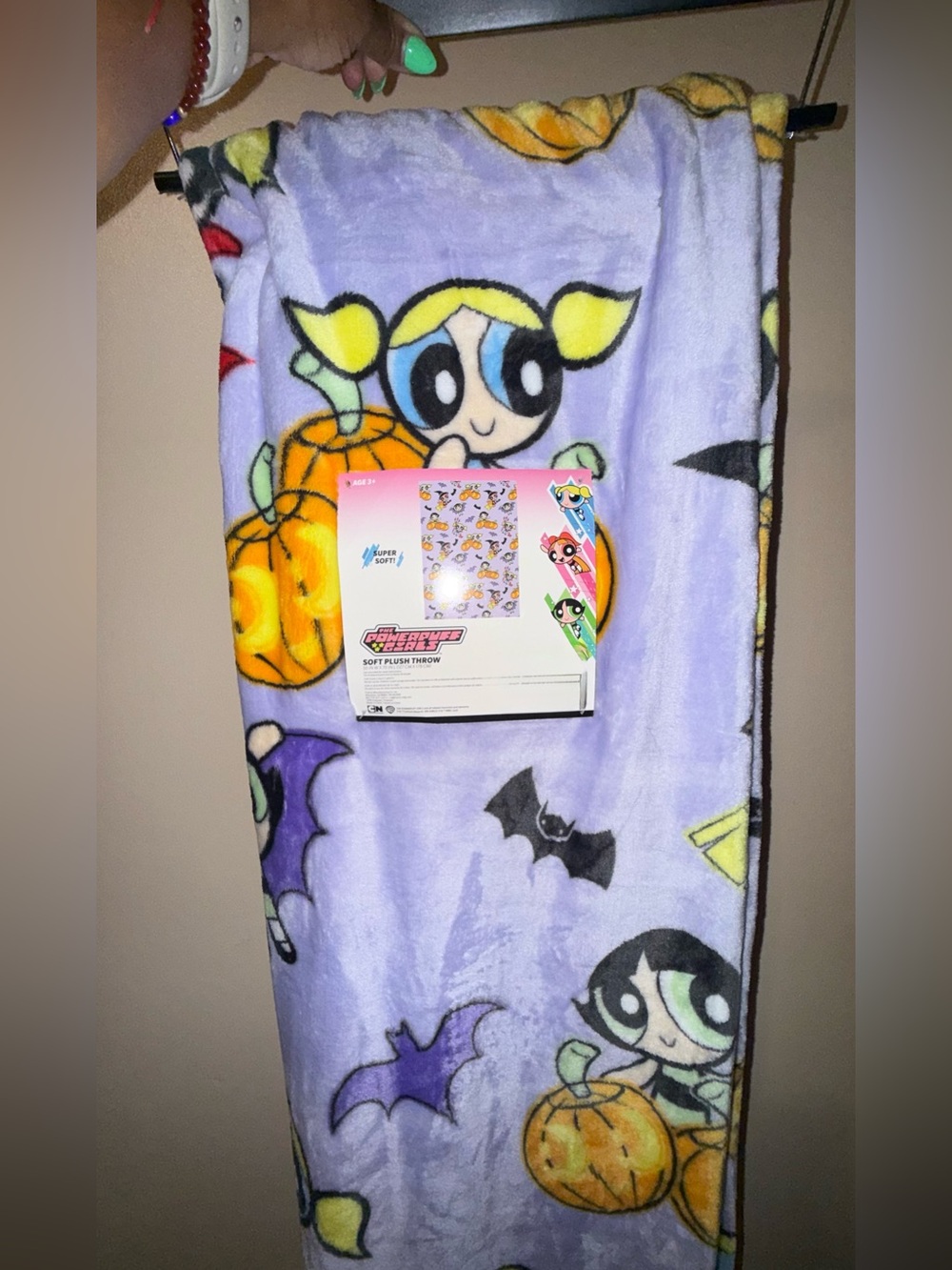 Powerpuff Girls Halloween throw blanket